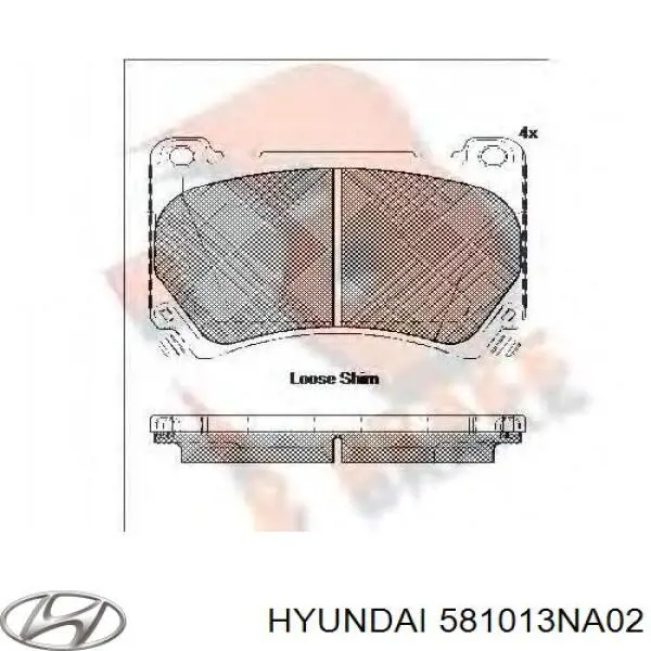 Колодки Hyundai/Kia 581013NA02 цена, от 31.04 USD