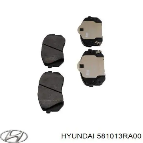 Купить 581013RA00 Hyundai/Kia Колодки тормозные