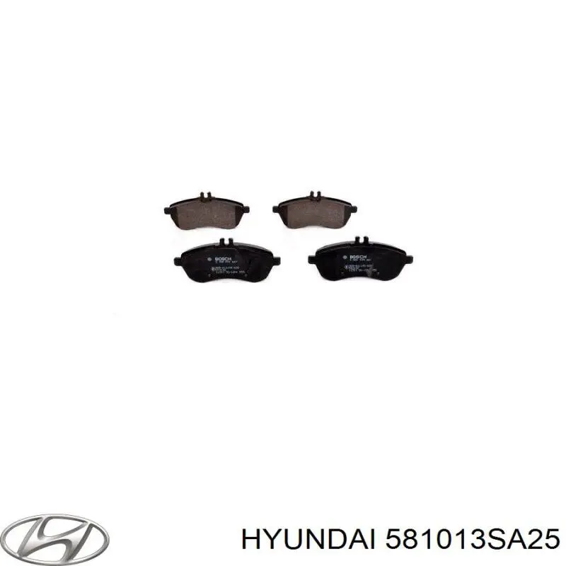 581013SA25 Hyundai/Kia Колодки передние