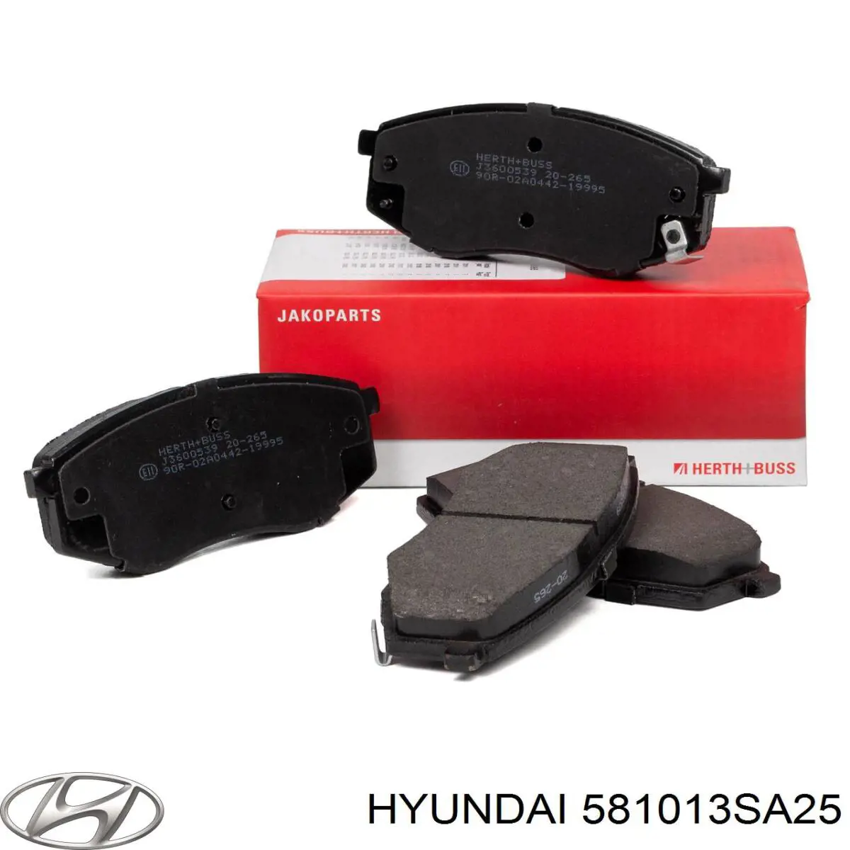 Тормозные колодки Hyundai/Kia 581013SA25