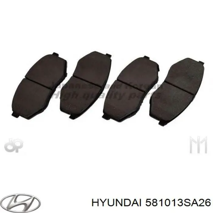 Sapatas do freio dianteiras de disco Hyundai/Kia 581013SA26 preço, a partir de 56,90 USD