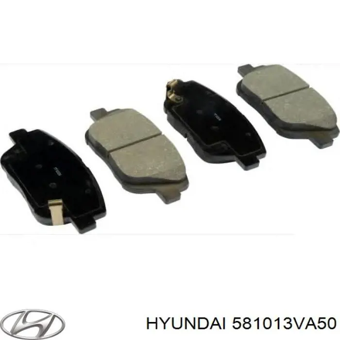 581013VA50 Hyundai/Kia колодки тормозные передние дисковые