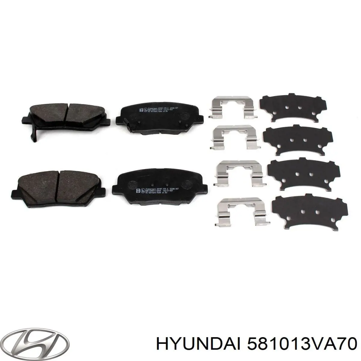 Колодки Hyundai/Kia 581013VA70 цена, от 52.70 USD