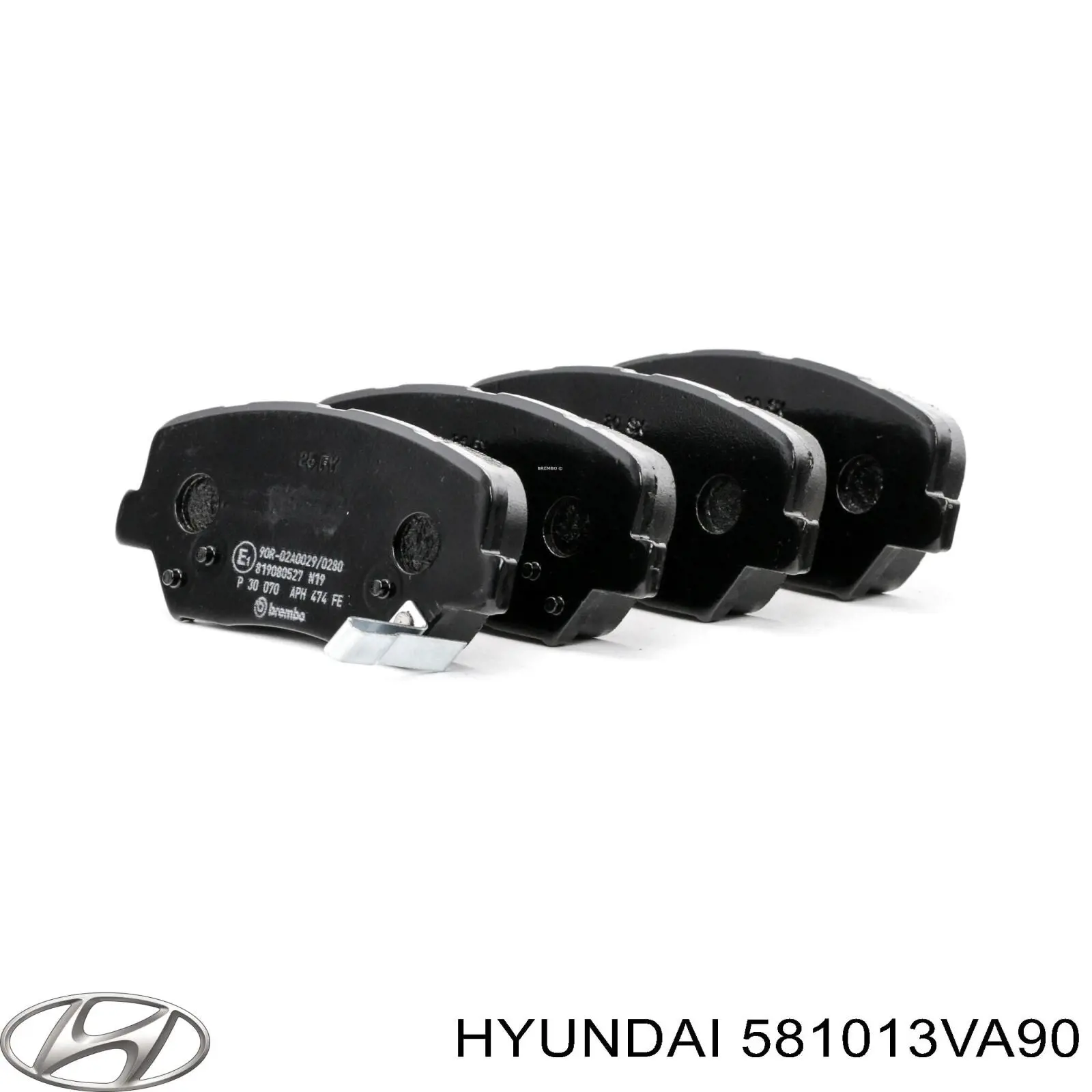 581013VA90 Hyundai/Kia колодки тормозные передние дисковые