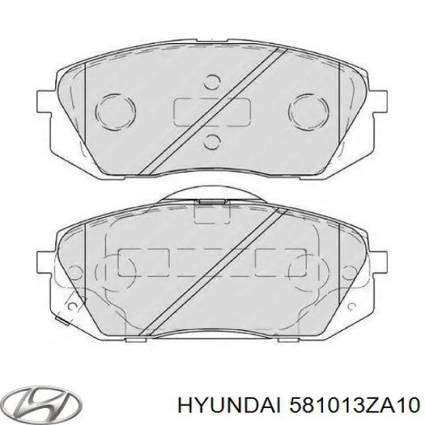 Тормозные колодки Hyundai/Kia 581013ZA10