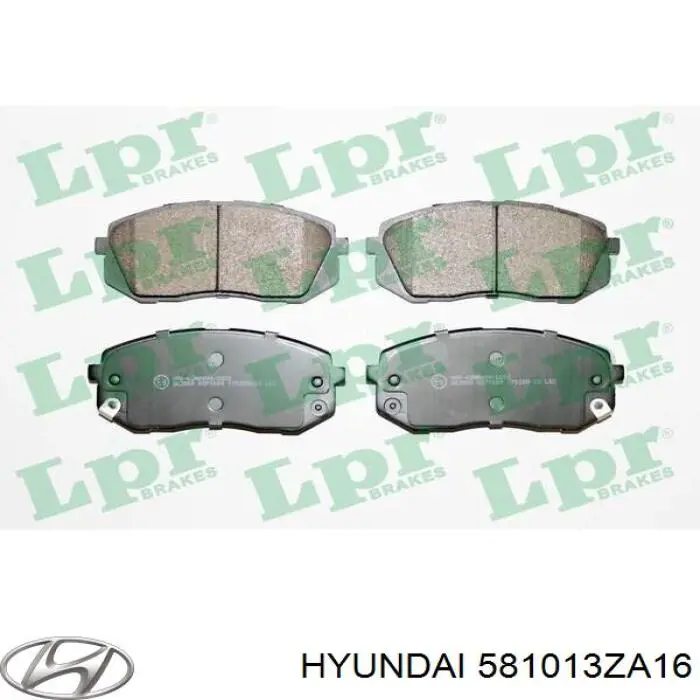 Колодки Hyundai/Kia 581013ZA16 цена, от 51.66 USD