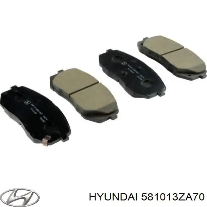 Передние тормозные колодки 581013ZA70 Hyundai/Kia