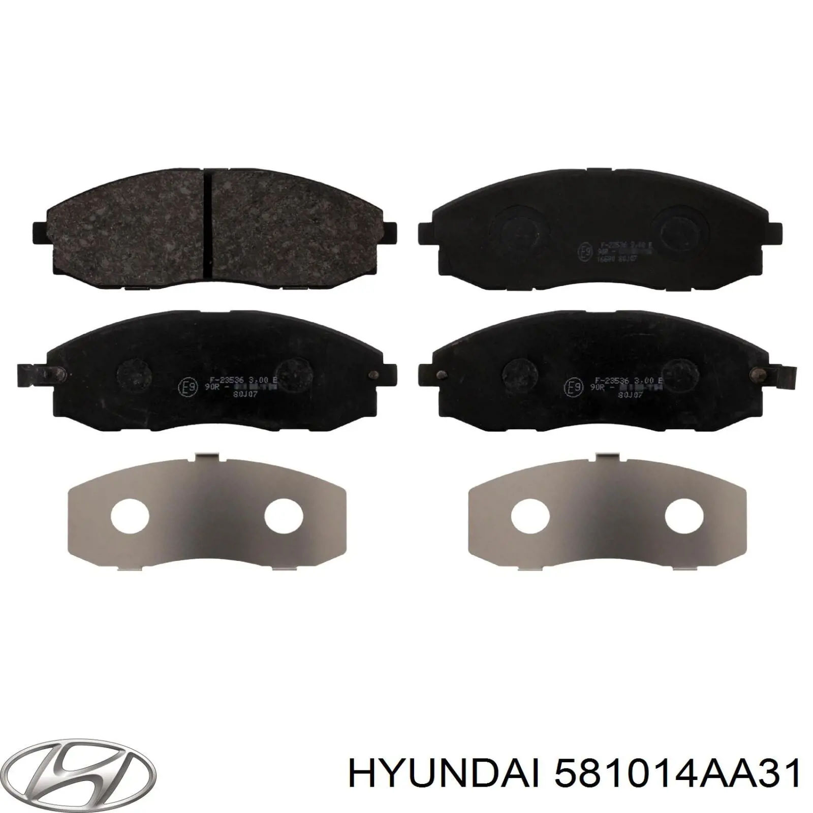 Колодки Hyundai/Kia 581014AA31 цена, от 21.64 USD