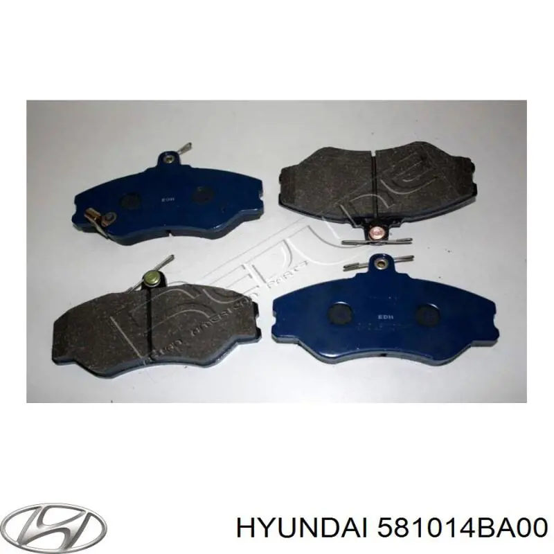 Передние тормозные колодки 581014BA00 Hyundai/Kia