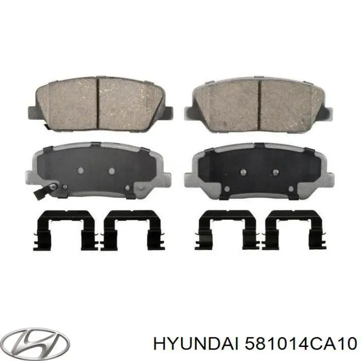 Купить 581014CA10 Hyundai/Kia Колодки тормозные