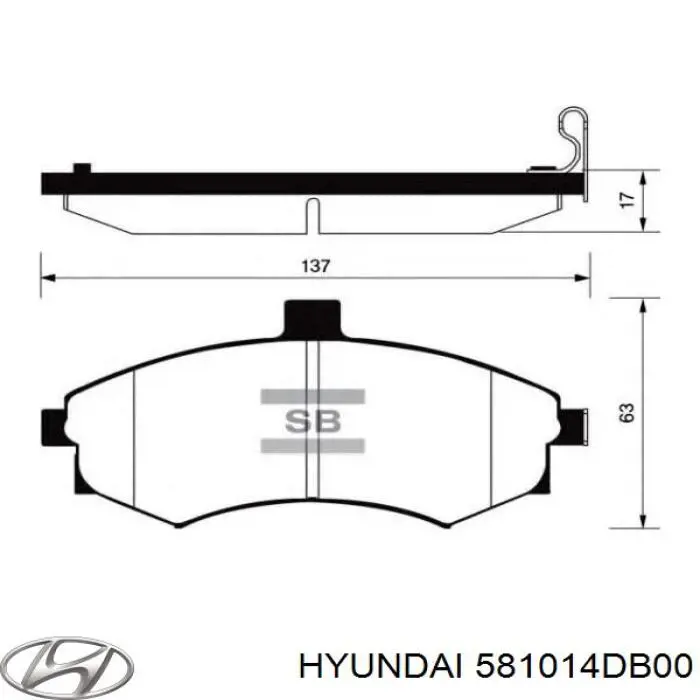 Купить SP1191 Hi-q Колодки тормозные