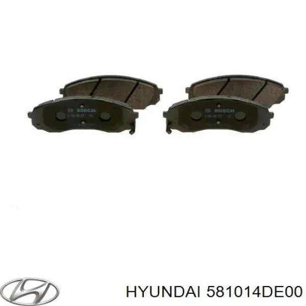 581014DE00 Hyundai/Kia Колодки передние