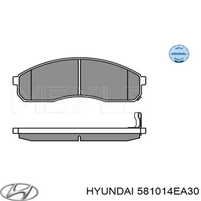 Колодки Hyundai/Kia 581014EA30 цена, от 21.43 USD