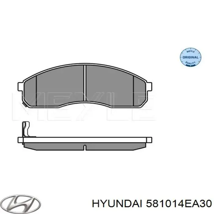 Купить 581014EA30 Hyundai/Kia Колодки тормозные