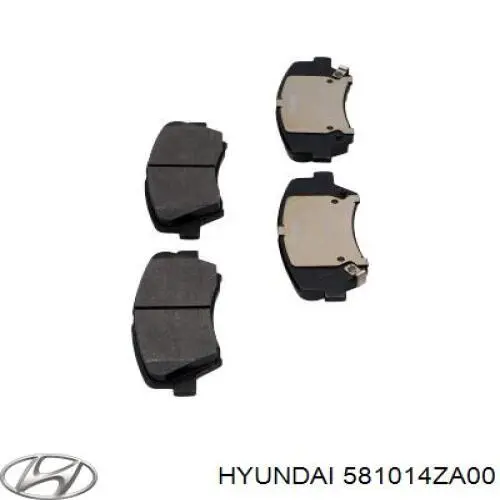 581014ZA00 Hyundai/Kia Колодки передние