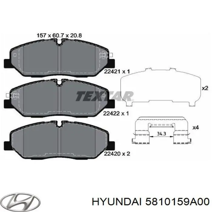 5810159A00 Hyundai/Kia