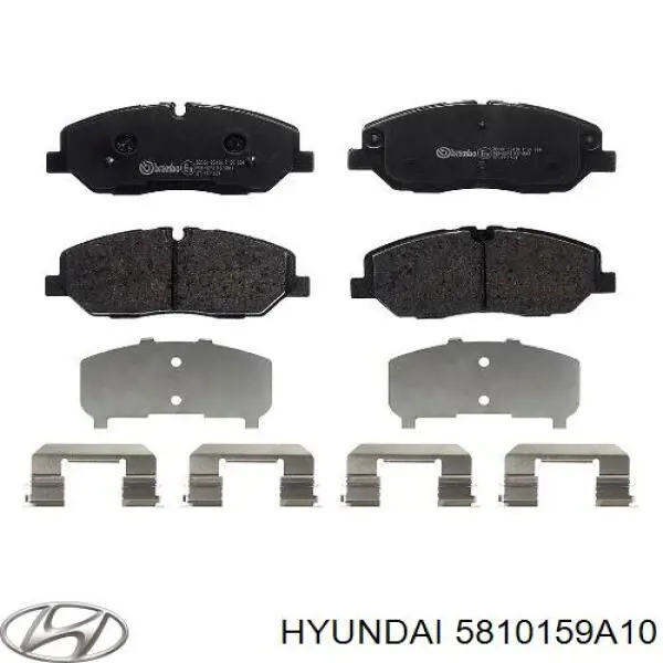 Колодки Hyundai/Kia 5810159A10 цена, от 58.00 USD