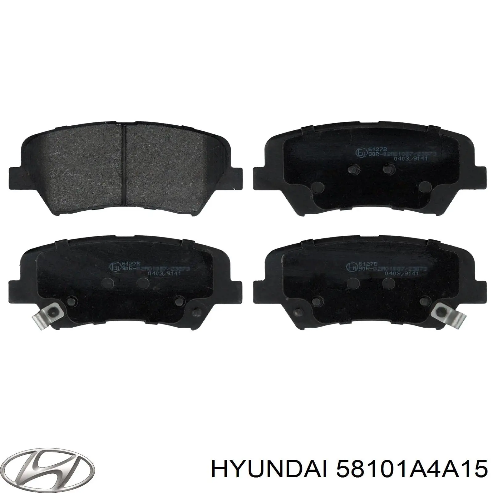 Колодки Hyundai/Kia 58101A4A15 цена, от 27.08 USD