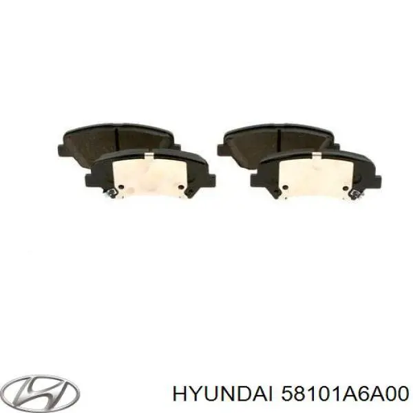 58101A6A00 Hyundai/Kia Колодки передние