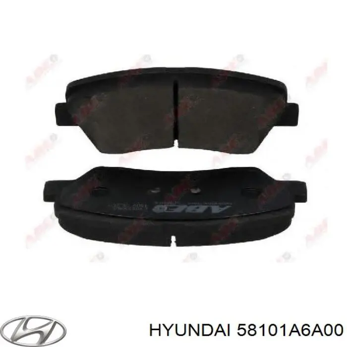 Колодки Hyundai/Kia 58101A6A00 цена, от 28.56 USD