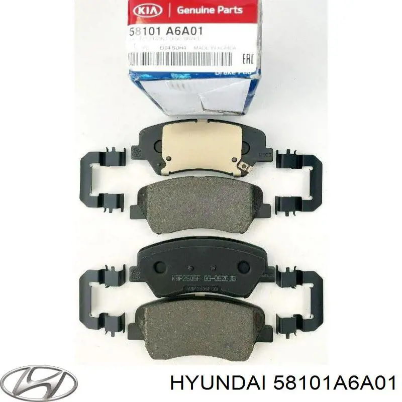 Купить 58101A6A01 Hyundai/Kia Колодки тормозные