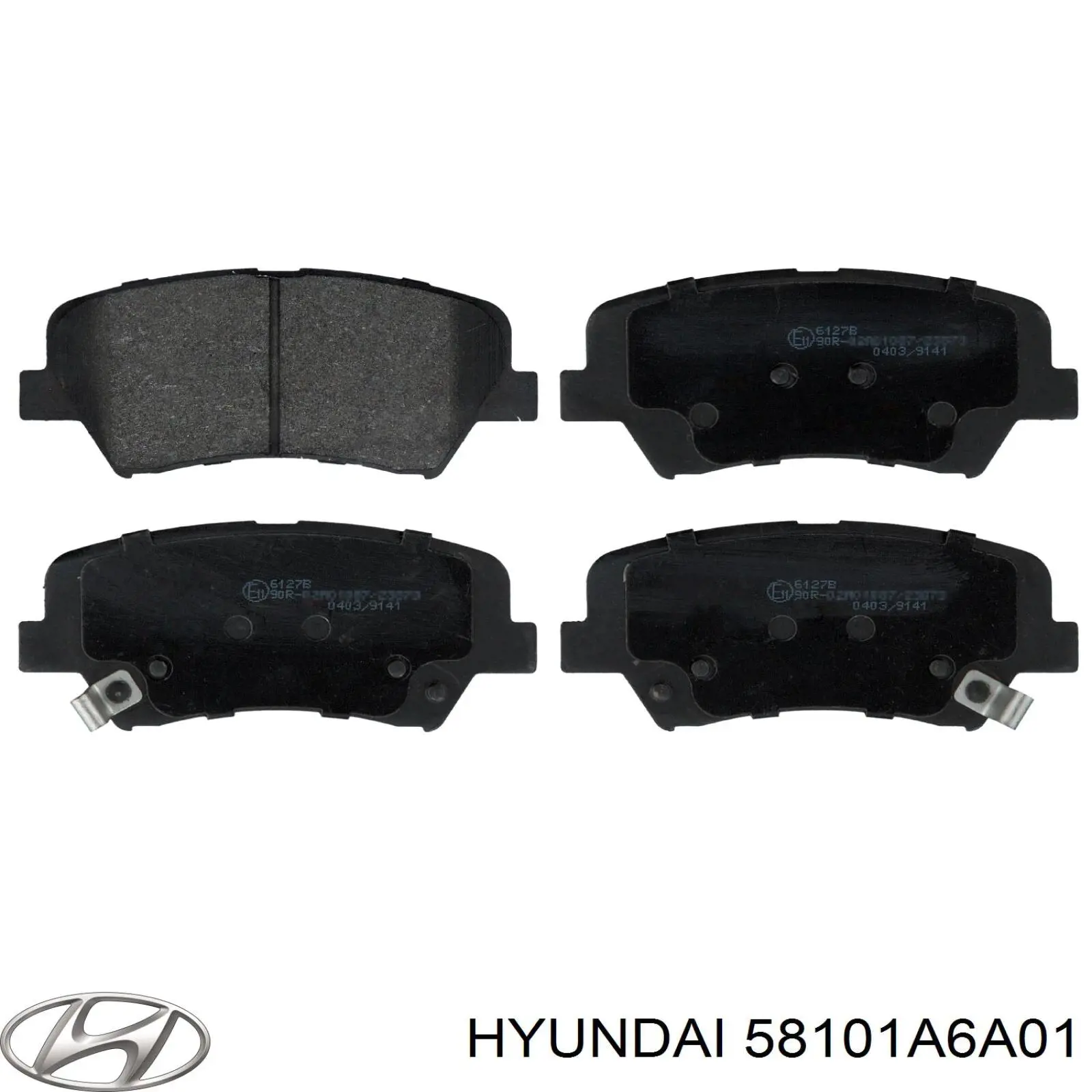 Колодки Hyundai/Kia 58101A6A01 цена, от 28.56 USD