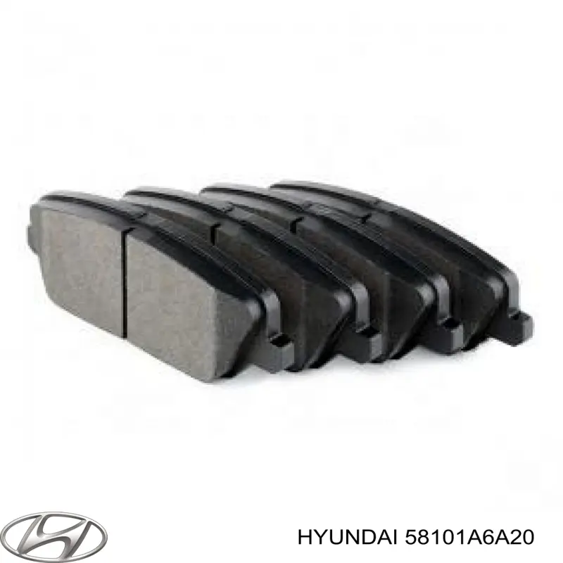 Тормозные колодки Hyundai/Kia 58101A6A20