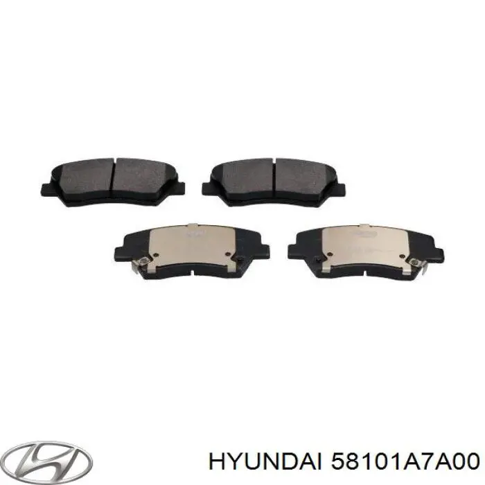 58101A7A00 Hyundai/Kia Колодки передние