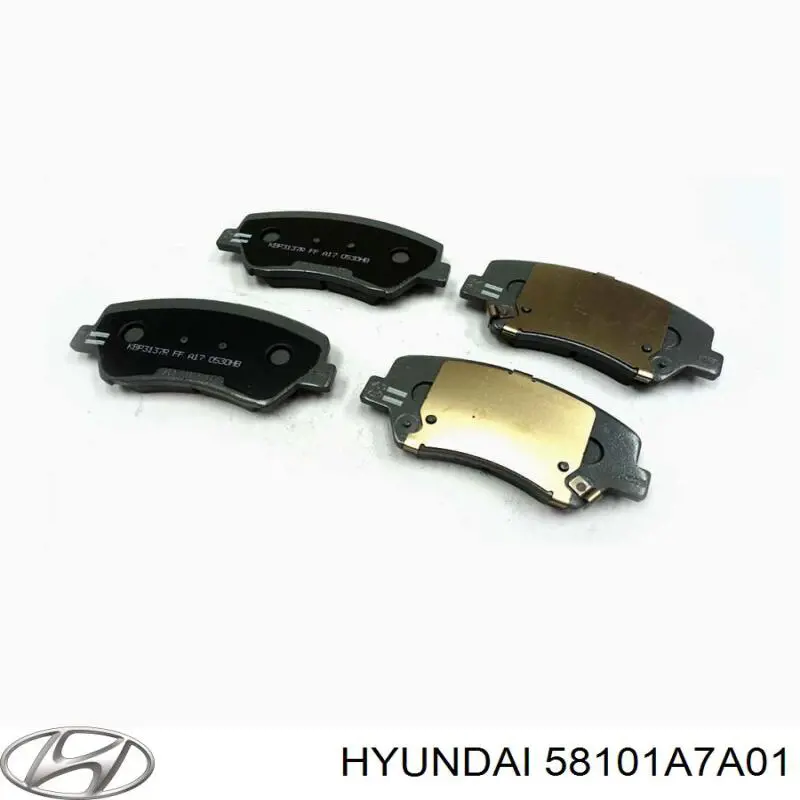 Колодки Hyundai/Kia 58101A7A01 цена, от 24.57 USD
