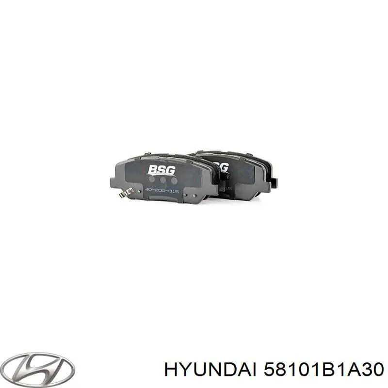 Колодки Hyundai/Kia 58101B1A30 цена, от 24.59 USD