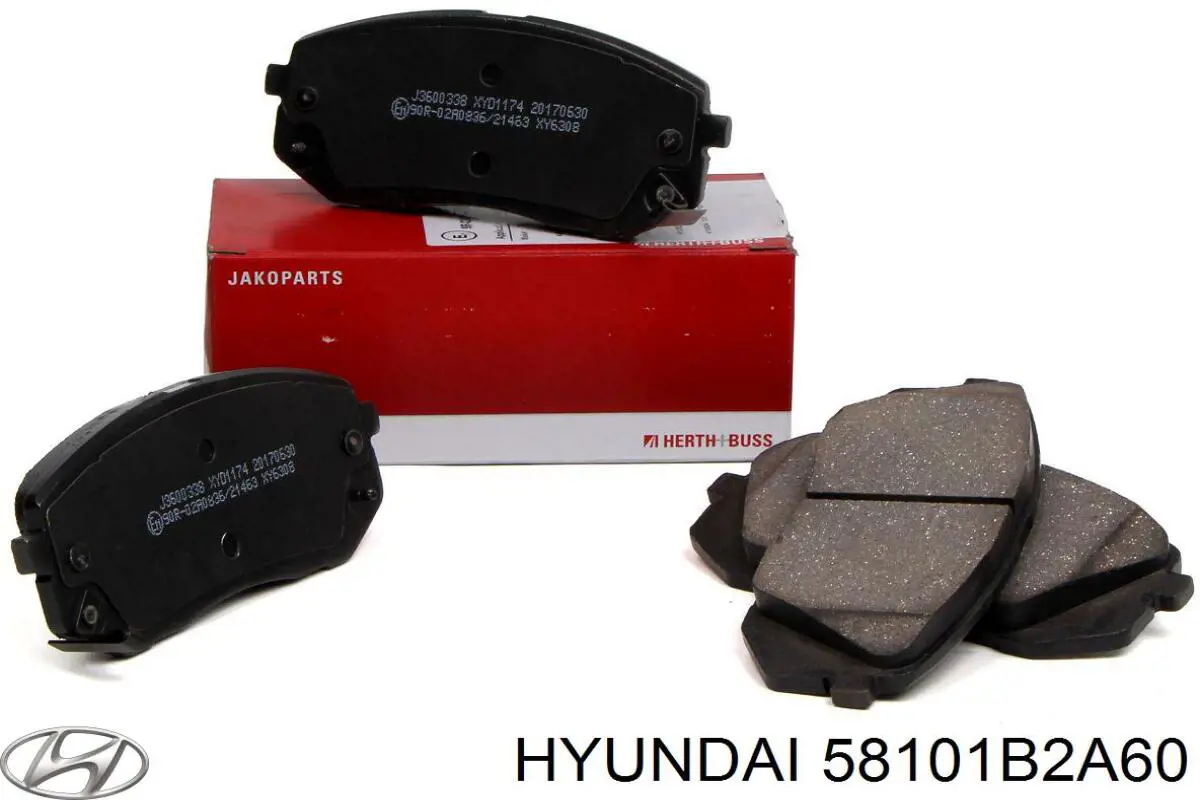 Купить 58101B2A60 Hyundai/Kia Колодки тормозные
