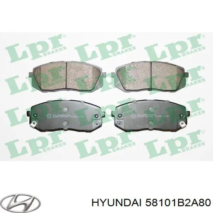 Колодки Hyundai/Kia 58101B2A80 цена, от 55.41 USD
