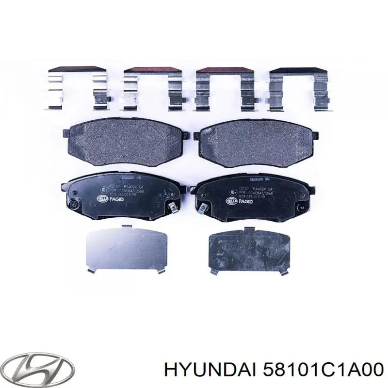 Колодки Hyundai/Kia 58101C1A00 цена, от 23.06 USD