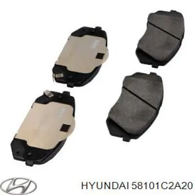 Купить 58101C2A20 Hyundai/Kia Колодки тормозные