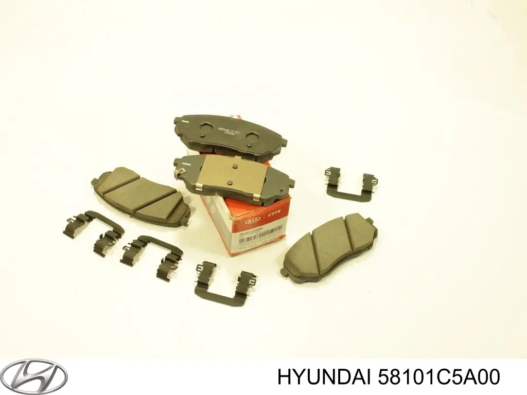 Передние тормозные колодки 58101C5A00 Hyundai/Kia