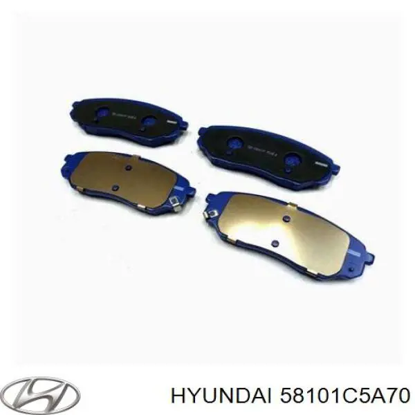 Купить 58101C5A70 Hyundai/Kia Колодки тормозные