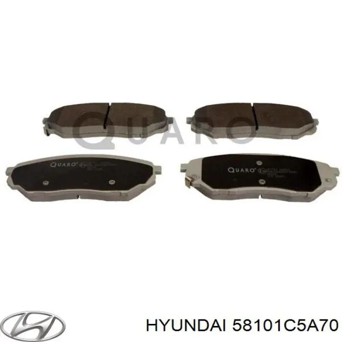 Передние тормозные колодки 58101C5A70 Hyundai/Kia