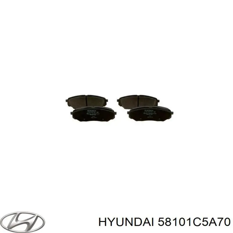 58101C5A70 Hyundai/Kia Колодки передние