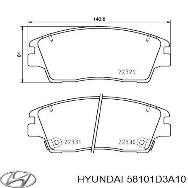 58101D3A10 Hyundai/Kia 