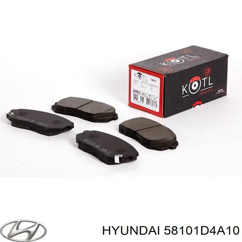 58101D4A10 Hyundai/Kia Колодки передние
