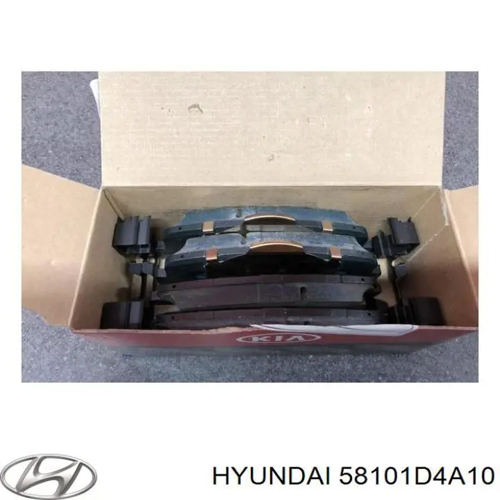 Передние тормозные колодки 58101D4A10 Hyundai/Kia