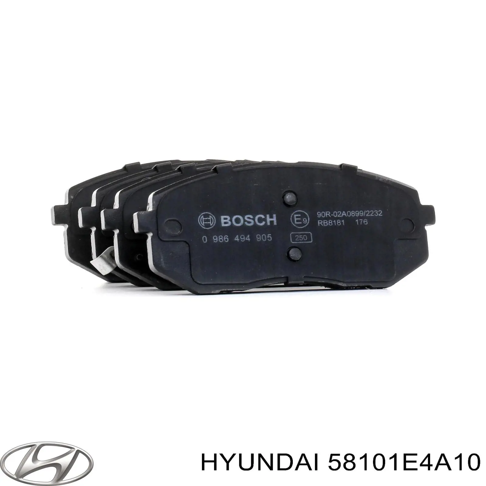 Колодки Hyundai/Kia 58101E4A10 цена, от 37.42 USD
