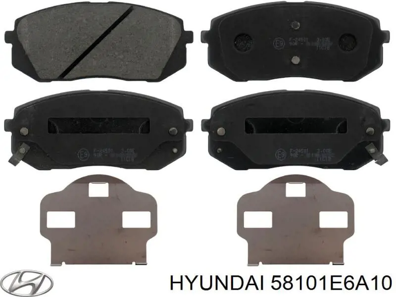 Тормозные колодки Hyundai/Kia 58101E6A10