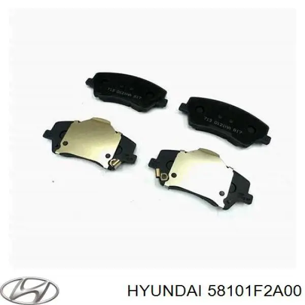 Колодки Hyundai/Kia 58101F2A00 цена, от 28.56 USD