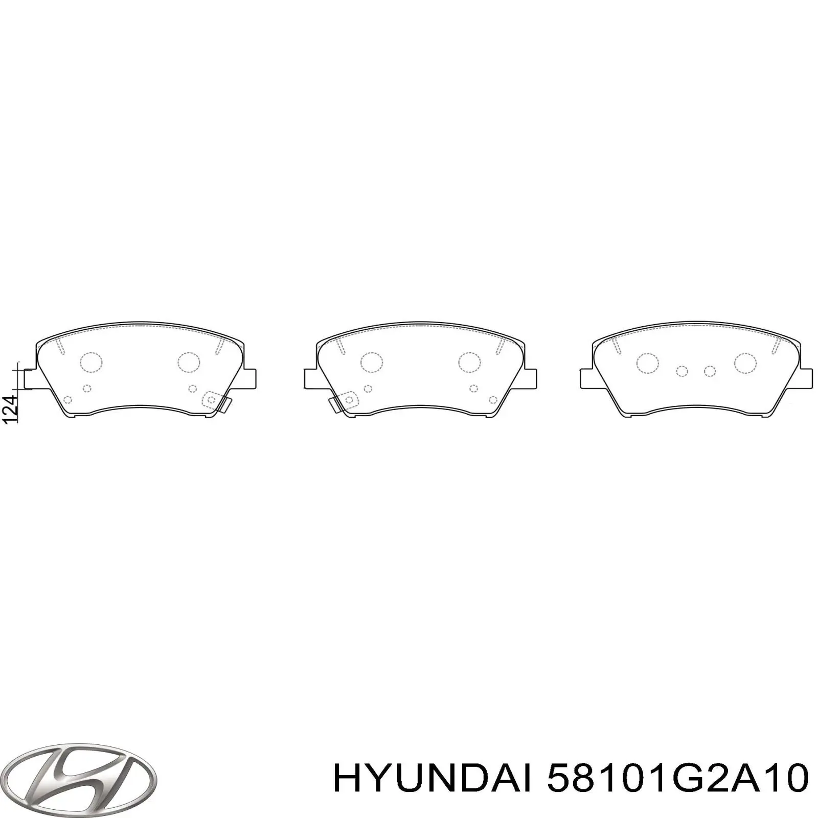 Колодки Hyundai/Kia 58101G2A10 цена, от 79.04 USD