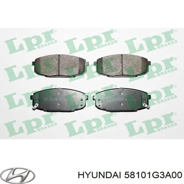 Колодки Hyundai/Kia 58101G3A00 цена, от 35.87 USD