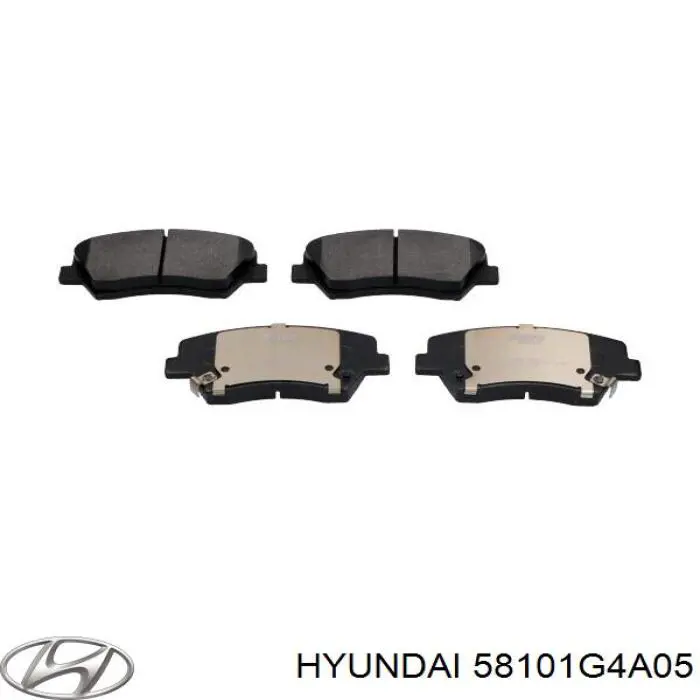 Колодки Hyundai/Kia 58101G4A05 цена, от 58.35 USD