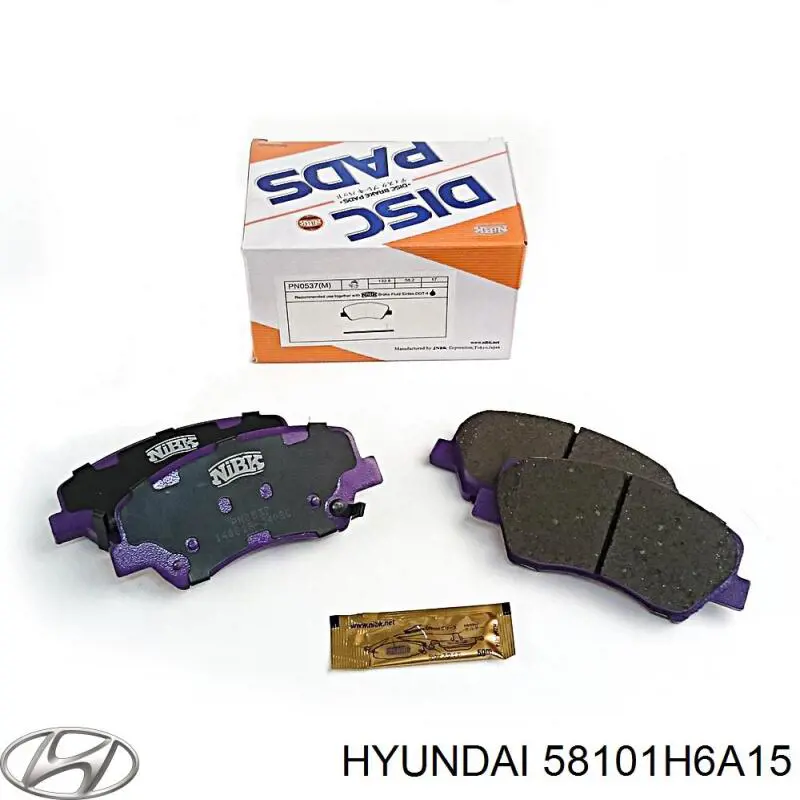 58101H6A15 Hyundai/Kia Колодки передние