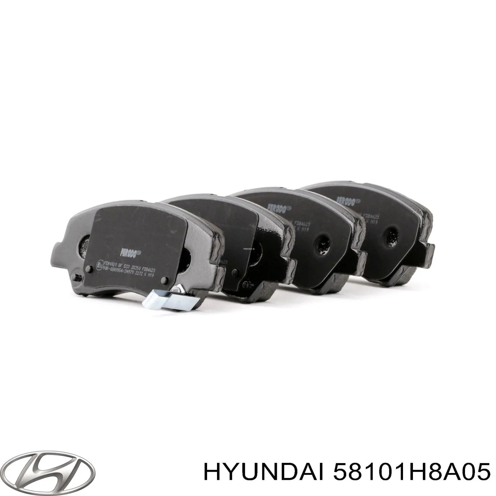 Купить 58101H8A05 Hyundai/Kia Колодки тормозные