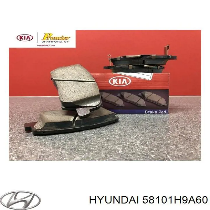 Передние тормозные колодки 58101H9A60 Hyundai/Kia